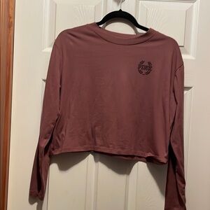 Pink Victoria Secret/Mauve Long Sleeve Crop Top/ Women’s Sizes XSM